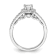 Rhodium Over 14K White Gold Eternal Promise Lab Grown Diamond Halo
Complete Ring 1.008ctw