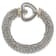 Sterling Silver with 14K Gold Over Sterling Silver Oxidized Diamond
Heart Bracelet