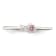 Sterling Silver Polished and Beaded Pink Cubic Zirconia Flower
Children's Ring