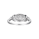 White Cubic Zirconia Rhodium Over Sterling Silver Ring 1.43ctw
