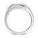 Rhodium Over 14K White Gold Lab Grown Diamond SI1/SI2, G H I, Men's Ring