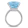 Sky Blue Topaz 14K White Gold Ring 18.45ctw