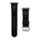 Gametime NHL San Jose Sharks Black Leather Apple Watch Band (42/44mm
S/M). Watch not included.