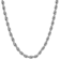 Invicta Men's Rope Chain Necklace 3mm In Stainless Steel 24 Inch