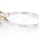 CitrIne And Lab-Grown Diamond Three-Stone Ring In Sterling Silver
