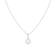 6-6½mm Cultured Freshwater Pearl and Cubic Zirconia Rhodium Over
Sterling Silver Pendant
