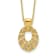 14K Yellow Gold Polished Diamond-cut 16-inch with 2.25-inch Extension Necklace