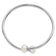 Rhodium Over Sterling Silver 9-10mm White Freshwater Cultured Pearl
Flexible Cuff Bangle