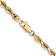 14k Yellow Gold 4mm Solid Diamond-Cut Quadruple Rope Chain