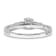 Rhodium Over 10K White Gold Lab Grown Diamond VS/SI GH, Complete
Engagement Ring 0.5ctw