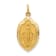 14K Yellow Gold Miraculous Medal Charm