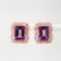 Amethyst and CZ 4.36 Ctw Octagon 18K Rose Gold Over Sterling Silver
Center Design Earrings Jewelry