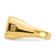 14K Yellow Gold AA Diamond Men's Onyx Dad Ring