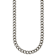 Titanium 7.5mm Solid Polished Curb 22 Inch Chain