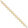 14k Yellow Gold Diamond-Cut Claddagh Link Bracelet