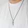 Robert Alton Men's Cornicello Italian Horn Pendant With Chain In
Stainless Steel