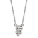 Rhodium Over Sterling Silver MLB LogoArt San Francisco Giants Pendant Necklace