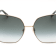 Jimmy Choo Black Oversize Frame / Gray Gradient Lens Sunglasses