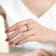 Princess-Cut CZ Cocktail Band Ring In 14K Gold Over Sterling Silver