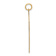 14k Yellow Gold Laser Designed Cross Pendant