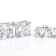 Asscher-Cut CZ Earring Set In Sterling Silver