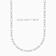 Figaro Chain Necklace In Sterling Silver