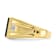 10K Yellow Gold Men's Diamond and Black Onyx Ring