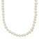 14k Yellow Gold 3-4mm White Near Round Freshwater Cultured Pearl 16 Inch Necklace