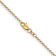 14k Yellow Gold 1.4mm Solid Round Open Wide Link Cable 22 Inch Chain