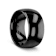 RAVEN Domed Black Tungsten Wedding Band 10mm