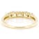 Lab-Grown Diamond Five-Stone Band Ring In 14K Gold 0.75ctw