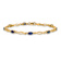 10k Yellow Gold Diamond and Sapphire Bracelet