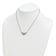 Rhodium Over Sterling Silver Sand Dollar and Starfish 16.5 Inch with 2
Inch Extension Necklace