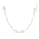 Freshwater Pearl And Moonstone Beaded Necklace In Sterling Silver