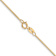 14k Yellow Gold 0.7mm Solid Box 26 Inch Chain