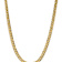 14k Yellow Gold 8.5mm Solid Flat Beveled Curb 20 Inch Chain