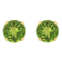 5mm Round Peridot 10k Yellow Gold Stud Earrings