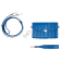Mimi Blue Crossbody Bag with Wristlet
