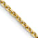 14k Yellow Gold 1.45mm Solid Diamond Cut Cable Chain 26 Inches
