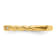 14K Yellow Gold Stackable Expressions Diamond Twist Ring 0.04ctw
