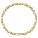 14k Yellow Gold 3.5mm Figaro Link Bracelet, 8 Inches