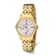Charles Hubert Ladies Stainless Steel IP Plated MOP Dial Watch