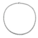 CZ Milgrain Bezel Tennis Necklace In Sterling Silver 16 Inch