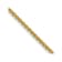 14k Yellow Gold 1mm Solid Polished Wheat Chain 18 inches