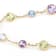 Multi-Gem 14k Rose Gold 18" Necklace 16.79ctw