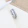 LANNISTER Men’s Tungsten Flat Wedding Band with Steel Wire Cable Inlay
and Beveled Edges 8mm