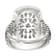 Sterling Silver Antiqued with 14K Accent Diamond Ring