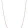 14k Rose Gold 1.15mm Solid Baby Rope 24 Inch Chain