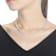 CZ Tennis Necklace In Sterling Silver 16 Inch