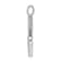 Rhodium Over 14K White Gold Diamond Letter W Initial Pendant